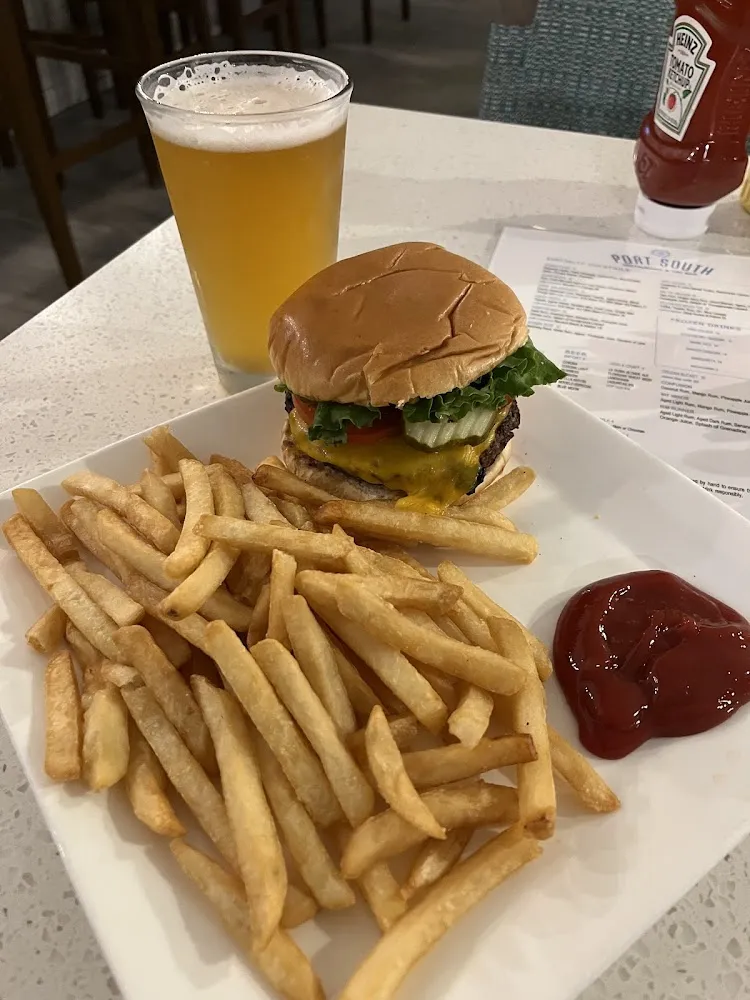 Cheeseburger and Fries