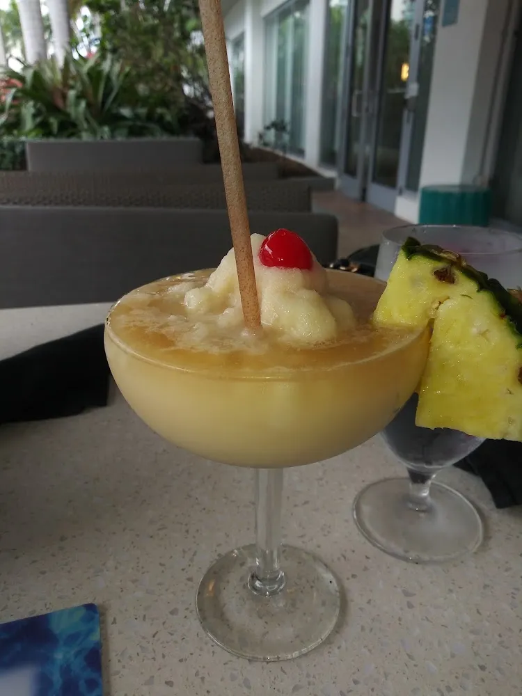 Pina Colada with an Extra Shot of Rum